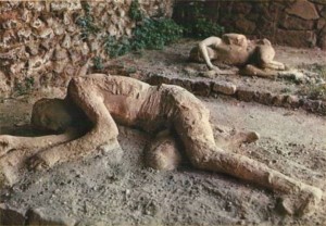 i calchi delel vittime di pompei