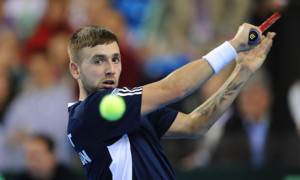 Dan Evans played so well that Dimitry Tursunov could only be sure of victory in the final moments