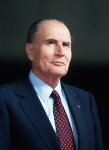 06/19/1988. Francois Mitterrand at the summit of industrialised countries.