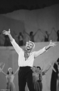 1990  Vladimir Vassiliev in Zorba Arena di Verona b&n