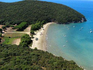 Cala di forno, nel Parco della Maremma
