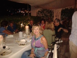 Maria Consiglio Visco sulle terrazze di casa De Paola