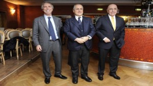 galliani-preziosi-lotito all’hotel Imperiale di forte dei Marmi