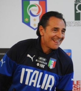 Italy's head coach, Cesare Prandelli, during the press conference at Coverciano's sportive center near Florence, Italy, 15 April 2014. ANSA/MAURIZIO DEGL'INNOCENTI