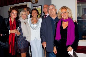 Da sinistra Serena Amabile Marina Vitelli, Bianca Bonaduce, Carlo Migliardi, Gerardo D'Andrea, Gigliola Migliard