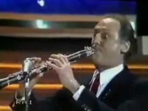 Renzo Arbore - Il clarinetto - Sanremo 1986