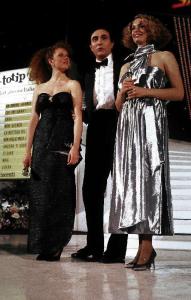 Sanremo 1984, Edy Angelillo, Pippo Baudo e Tiziana Pini