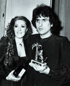 Toto Cutugno con la moglie Carla