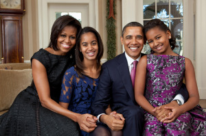 Barack Obama Michelle Obama Sasha Obama Malia Obama