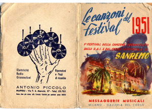 libretto-del-Festival-di-Sanremo-1951
