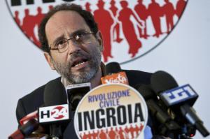 Antonio Ingroia presenta la lista di Rivoluzione Civile