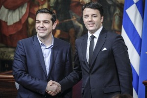 MATTEO RENZI  ALEXIS TSIPRAS