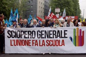 Manifestazione contro Buona scuola