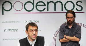 Pablo Iglesias y Juan Carlos Monedero