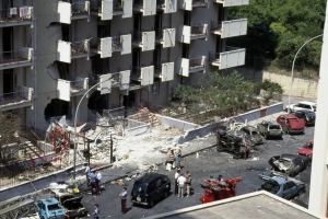 Palermo, strage di via D'Amelio in cui perse la vita il giudice Borsellino