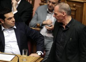 Debate on the referendum in the plenary session at the Greek Parliament in Athens