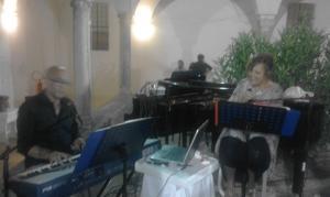 i musicisti  Maurizio Baratta e Matilde Orlando
