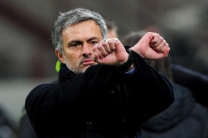 Inter Milan's Portuguese coach Jose Mou