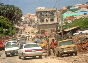 Liberia street in Mogadishu, Somalia