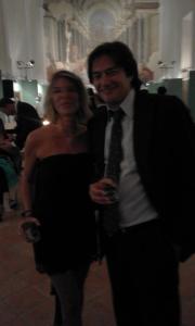 Angela Aloschi e Maurizio Bacci al ricevimento
