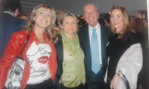 Matrimonio all'Italiana. Nel foyer Da sx Maria Consiglio Visco Marigliano, Antonella Visconti, Mino, Patrizia Reichlin