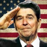 Reagan.Saluting