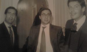 1991 da sx Fabrizio Merolla , Giorgio Fiore, Franco Abbondanza