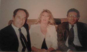 1991 da sx Gigi Mingione, Carmen Villani, Francesco Serao