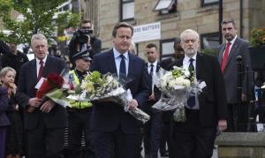 Reactions after British MP Jo Cox death in Birstall