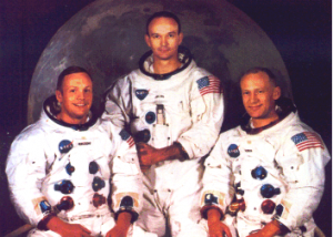 Armstrong, Collins e Aldrin