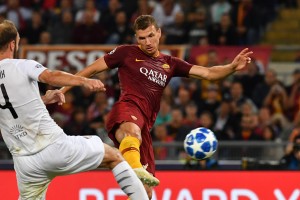Dzeko e la Roma si riscatta manita al Viktoria Plzen