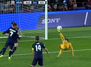 BarcellonaAtleticoMadrid 0-1, la splendida rovesciata di Messi