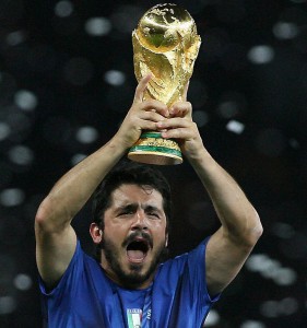 Italian midfielder Gennaro Gattuso celeb