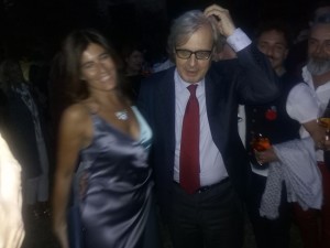 Simona Mantovano e Vittorio Sgarbi