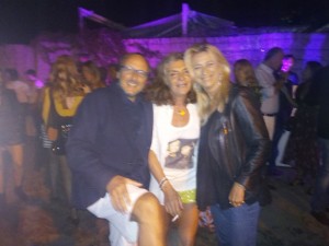 Federica Spada tra Gianfranco e Fiorella De Mennato