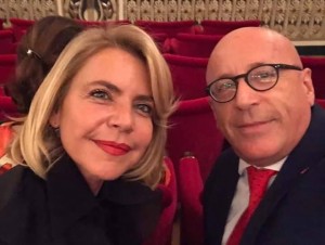Gabriella D'Amato ed Anton Emilio Krogh